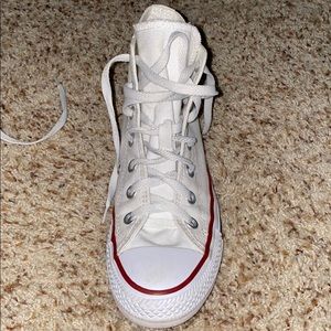 white high top converse